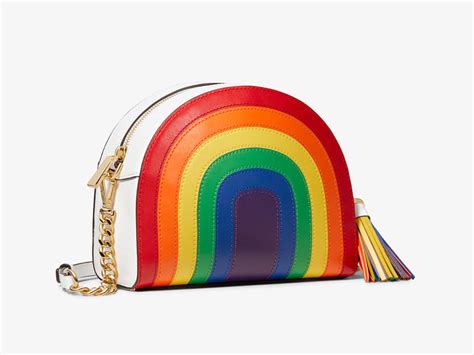 michael kors black rainbow bag|Michael Kors pride collection.